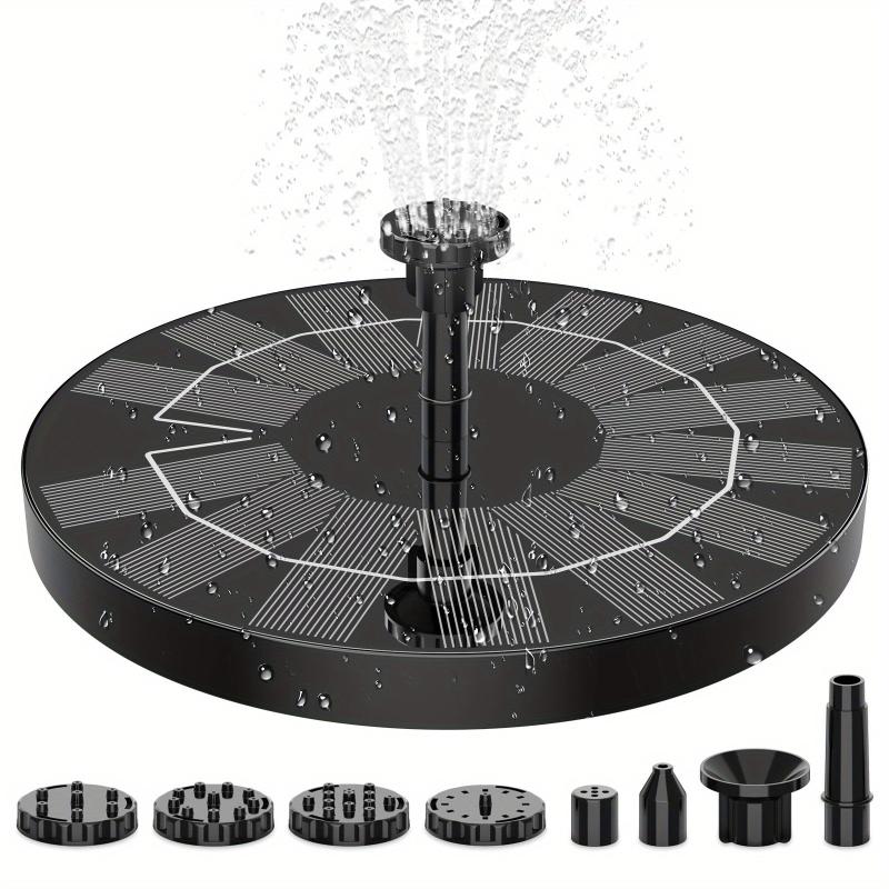 Solar Fountain Pump for Bird Bath Garden Patio Pond Pool