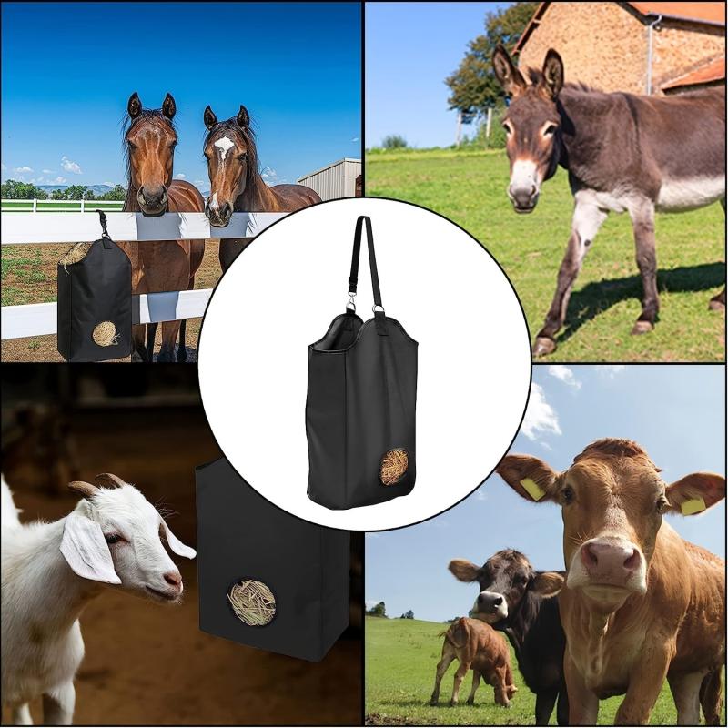 Feeding Net Bags For Farm Animals Large Feed Dried Grass Bag Cow Sheep Horse