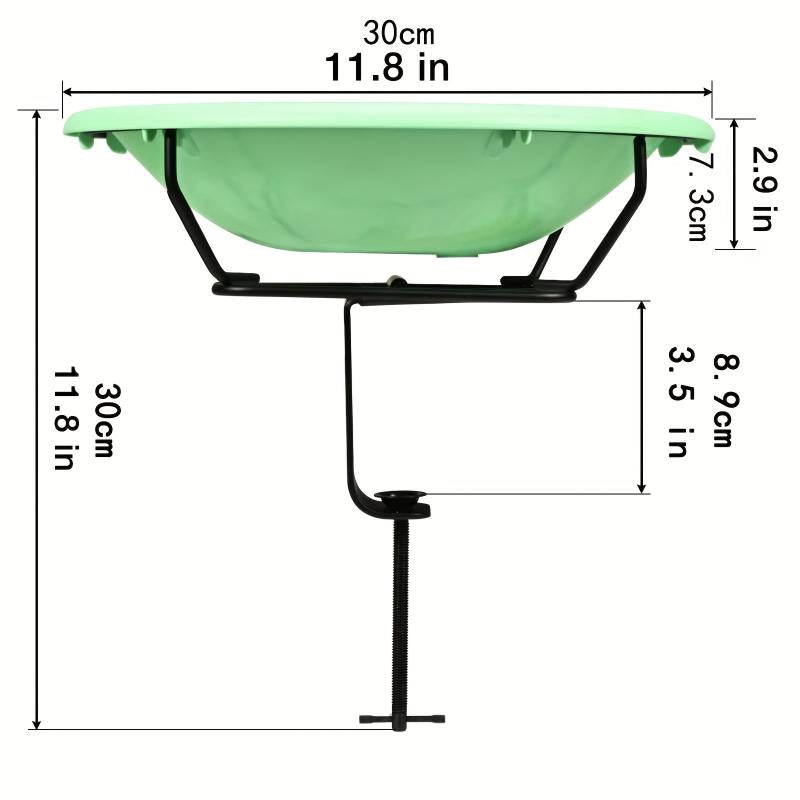 Large Bird Bath Bowl 30 48 Cm Deck Mounted Bird Water Feeder