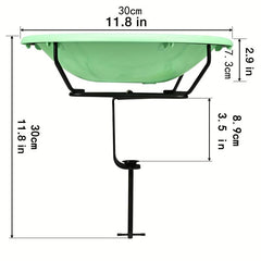 Large Bird Bath Bowl 30 48 Cm Deck Mounted Bird Water Feeder