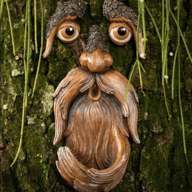 Handcrafted Resin Tree Monster Bird Feeder Decoration