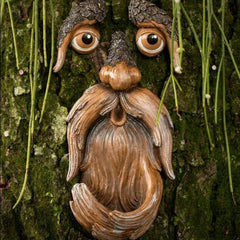 Handcrafted Resin Tree Monster Bird Feeder Decoration