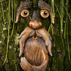Handcrafted Resin Tree Monster Bird Feeder Decoration