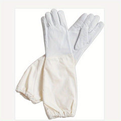 1pc Goat Leather Beekeeper's Glove w/ Long Sleeve & Elastic Cuff