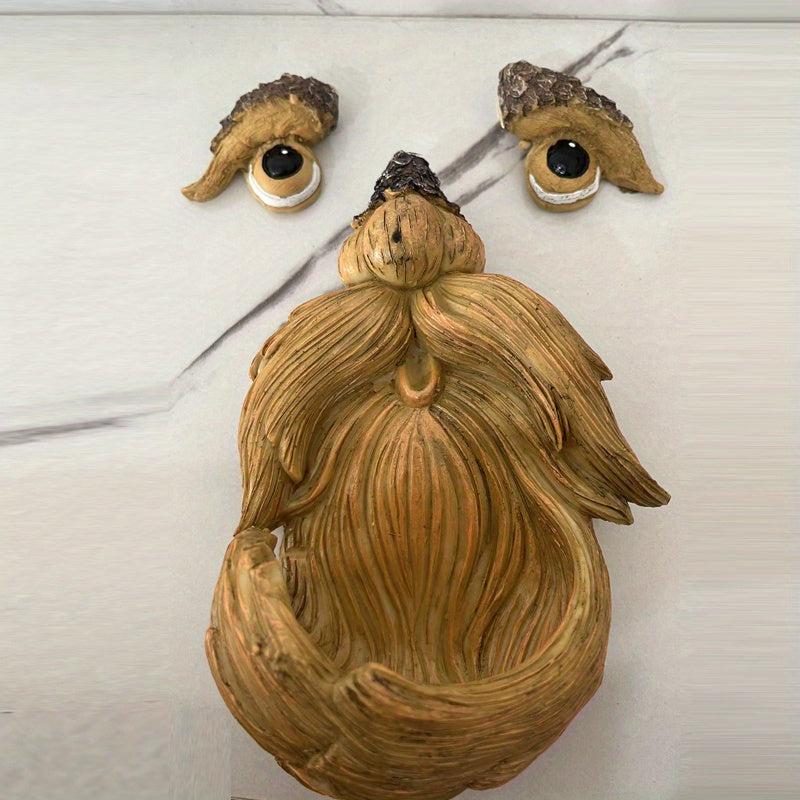 Tree Face Bird Feeder Resin Garden Decor Funny Whimsical Decorations