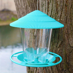 Outdoor Bird Feeder for Wild Birds - Squirrel Proof Seed Feeder for Yard