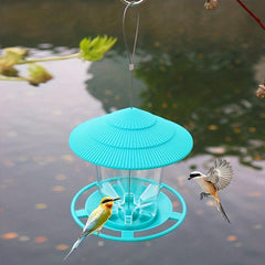 Outdoor Bird Feeder for Wild Birds - Squirrel Proof Seed Feeder for Yard