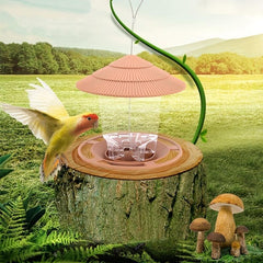 Outdoor Bird Feeder for Wild Birds - Squirrel Proof Seed Feeder for Yard
