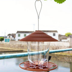Outdoor Bird Feeder for Wild Birds - Squirrel Proof Seed Feeder for Yard