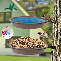 Thickened Hanging Bird Feeding Tray Set for Bird Feeder/Bath Bowl Installation