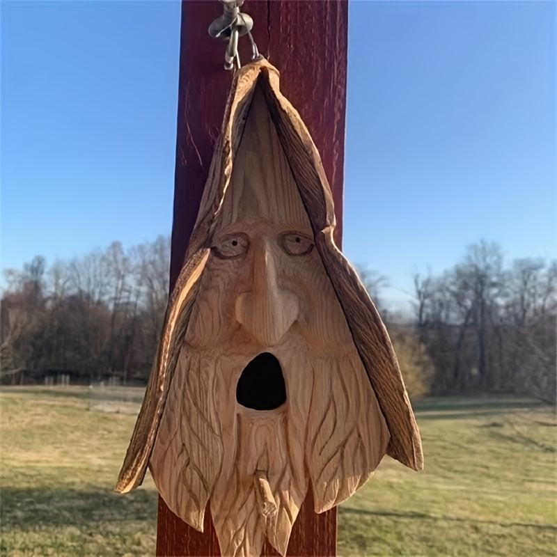 Bird House Feeder Outdoor Garden Decoration