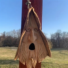 Bird House Feeder Outdoor Garden Decoration