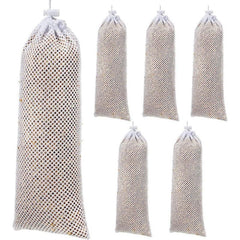 6pcs Bird Feeder Sock Instant Seed Sack for Outdoor Garden Decor Yard