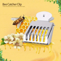 Stainless Steel Queen Cage With Catcher Cage Beekeeper Tool