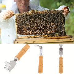Portable Beehive Cleaner Wooden Handle Handheld Tool