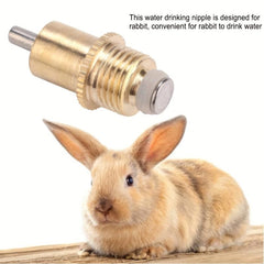 20pcs Stainless Steel Rabbit Water Feeder Automatic Rabbit Drinker Nipple