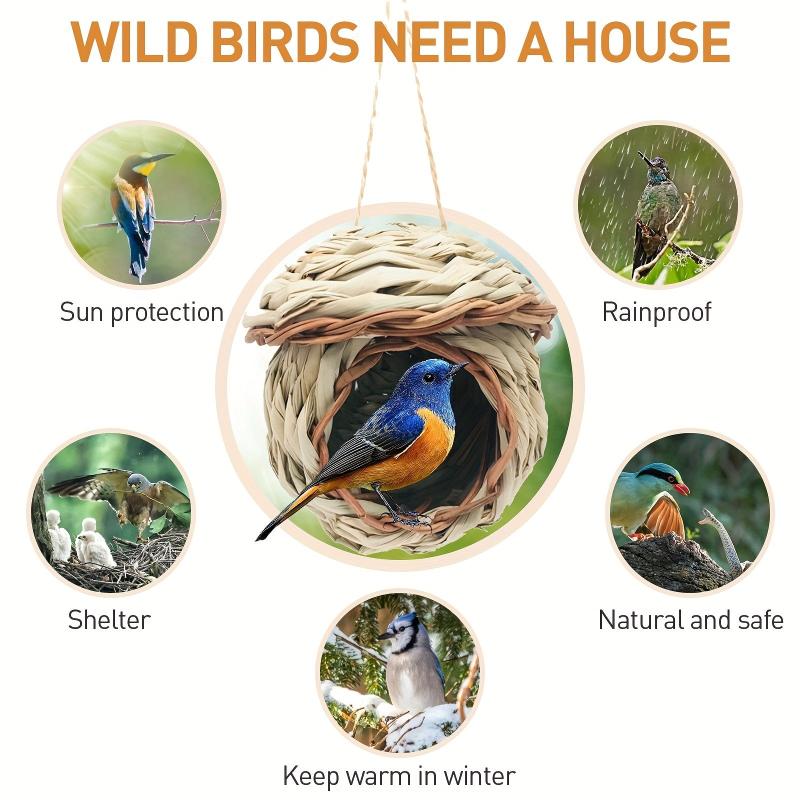 Bird House Bird Feeder Garden Decor Yard Farm Hummingbird Fall Decor