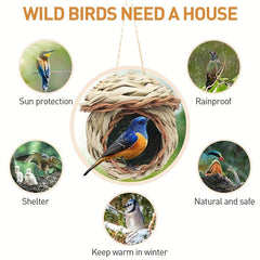 Bird House Bird Feeder Garden Decor Yard Farm Hummingbird Fall Decor