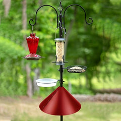 Wrap Around Rain Cover Squirrel Baffle Red