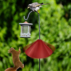 Wrap Around Rain Cover Squirrel Baffle Red
