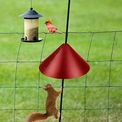 Wrap Around Rain Cover Squirrel Baffle Red