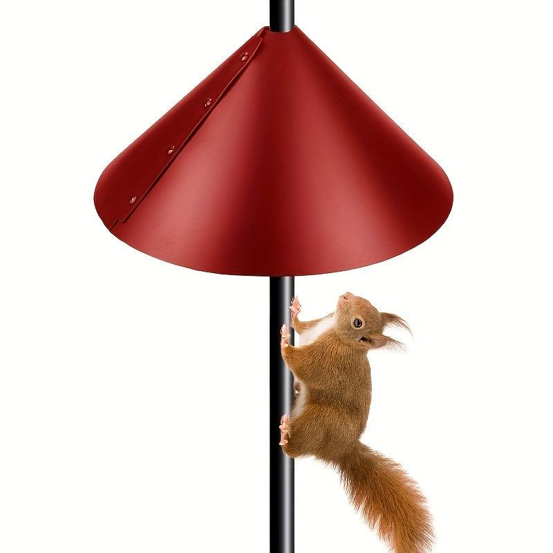 Wrap Around Rain Cover Squirrel Baffle Red