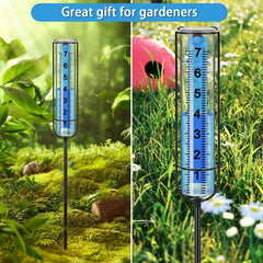 Adjustable Height Rain Gauge Anti freezing 17 Capacity For Outdoor