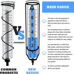 Adjustable Height Rain Gauge Anti freezing 17 Capacity For Outdoor
