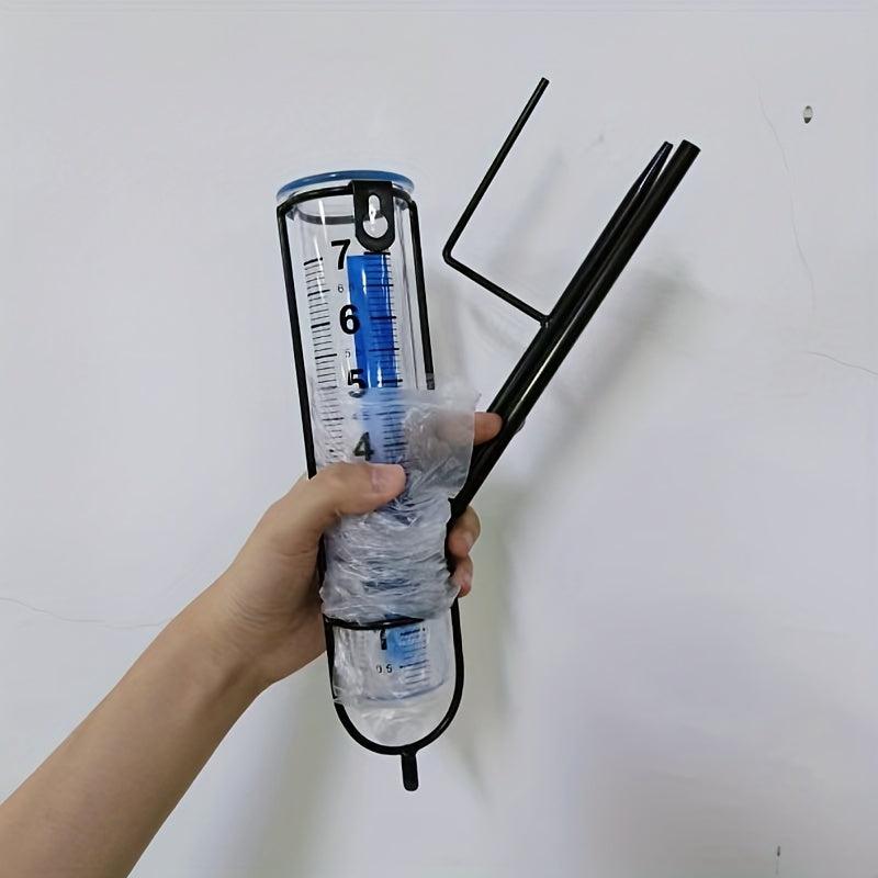 Adjustable Height Rain Gauge Anti freezing 17 Capacity For Outdoor