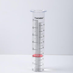 17 Capacity Rain Gauge Glass Tube Replacement Outdoor Lawn Garden Yard