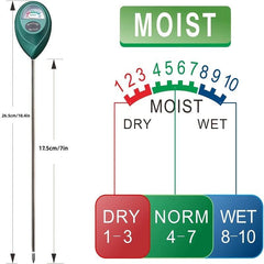 Gardening Detector Soil Moisture Meter Sensor Round Head Detection