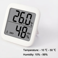 Mini LED Digital Thermometer Hygrometer Indoor Sensor Gauge