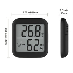 Mini LED Digital Thermometer Hygrometer Indoor Sensor Gauge