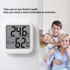 Mini LED Digital Thermometer Hygrometer Indoor Sensor Gauge