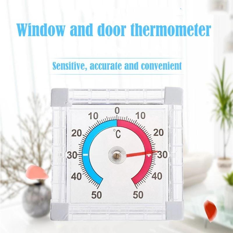 Temperature Thermometer Window Indoor Outdoor Graduated Disc Measurement