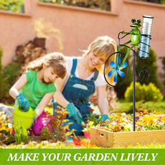 Glass Rain Gauge Outdoor 17 Capacity Upgrade with Stake