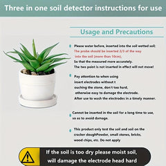 3-in-1 Soil Tester Moisture Meter PH Tester