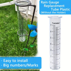 Rain Gauge Replacement Tube 17 Capacity with Red Float Marker