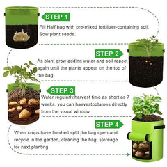 18x93x37.85 L Sweet Potato Planting Bags Garden Vegetable Grow