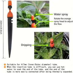 20pcs 360 Adjustable Drip Irrigation Nozzles Atomizing Sprinkler System