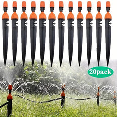 20pcs 360 Adjustable Drip Irrigation Nozzles Atomizing Sprinkler System