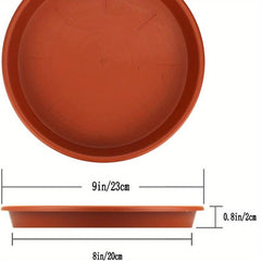 3pcs Terracotta Plant Saucers for Indoor & Outdoor Garden Plants