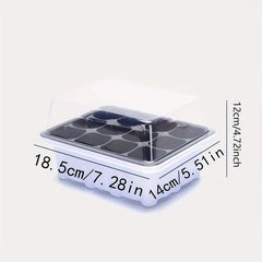3pcs Portable Nursery Box Set for Flower Plants Balcony Gardening