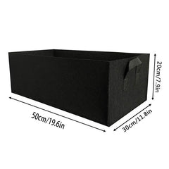 Fabric Raised Garden Bed Plant Grow Bags - Non Woven Aeration Bags