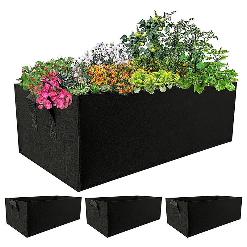 Fabric Raised Garden Bed Plant Grow Bags - Non Woven Aeration Bags