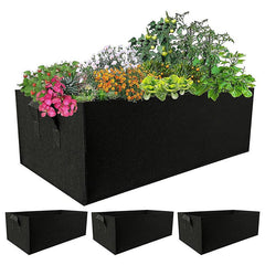 Fabric Raised Garden Bed Plant Grow Bags - Non Woven Aeration Bags