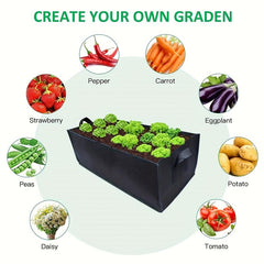 Thick Fabric Raised Garden Bed For Indoor And Outdoor Growing