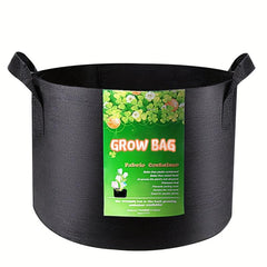 1pc Grow Bags Heavy Duty 300G Thickened Non Woven Plant Fabric Pots With Handles