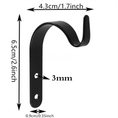 Small Metal Hooks J Hook Vintage Wall Hook Screw Hooks Hanging Plant Holder Flow