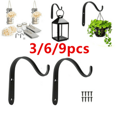Small Metal Hooks J Hook Vintage Wall Hook Screw Hooks Hanging Plant Holder Flow